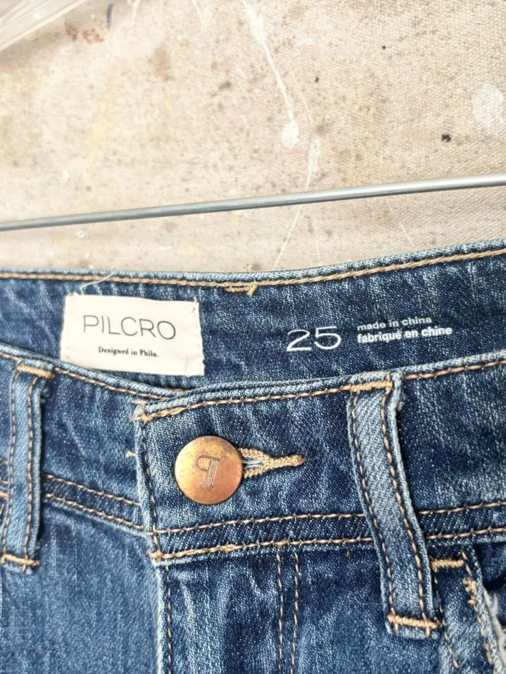 Anthropologie Pilcro Finished Hem Denim Shorts - Picture 2 of 4